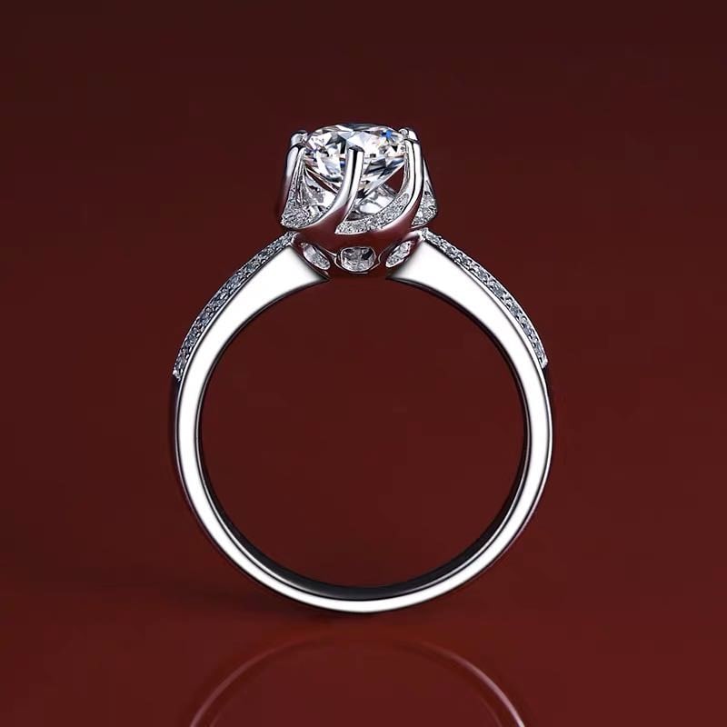 925 Silver 1ct Gem Ring - 2