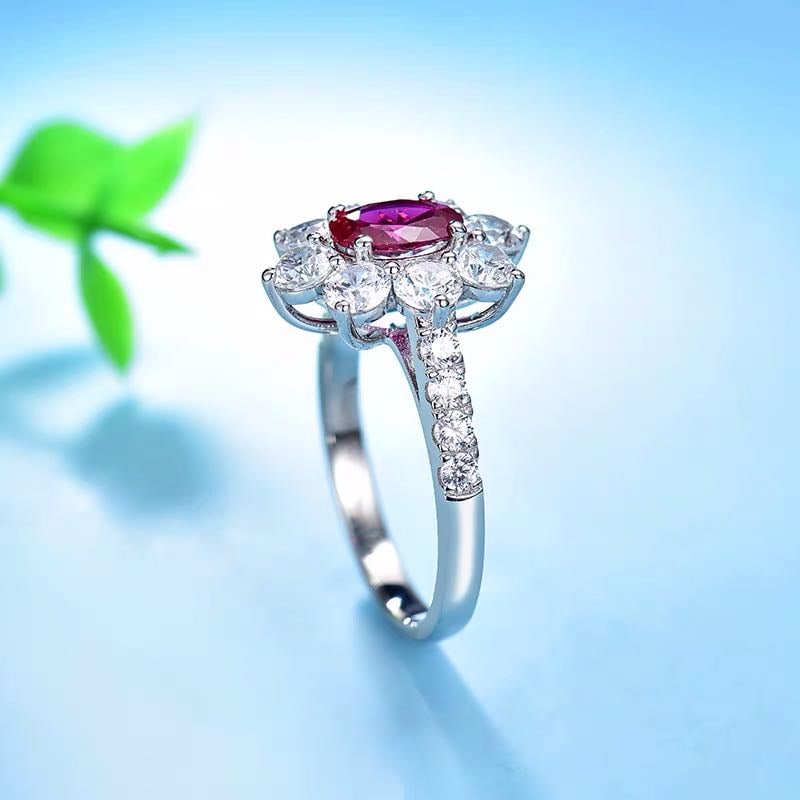 925 Silver 1.5ct Ruby Ring - 3
