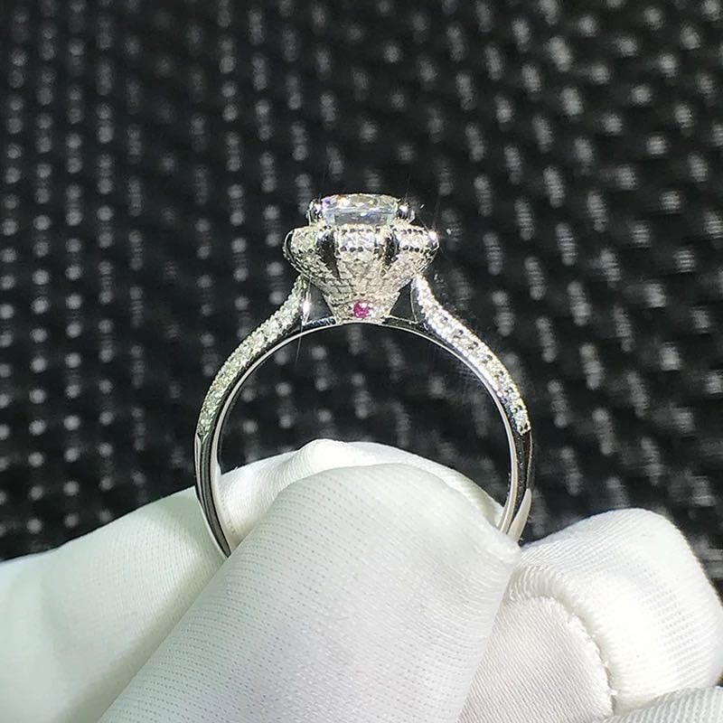 925 Silver 1ct Gem Ring - 4