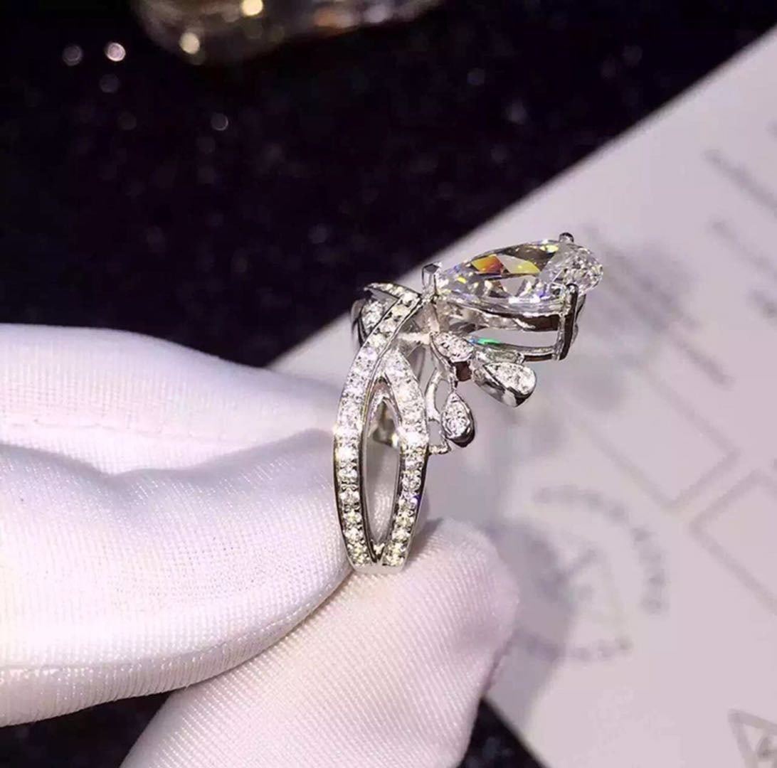 925 Silver 3ct Gem Ring - 4