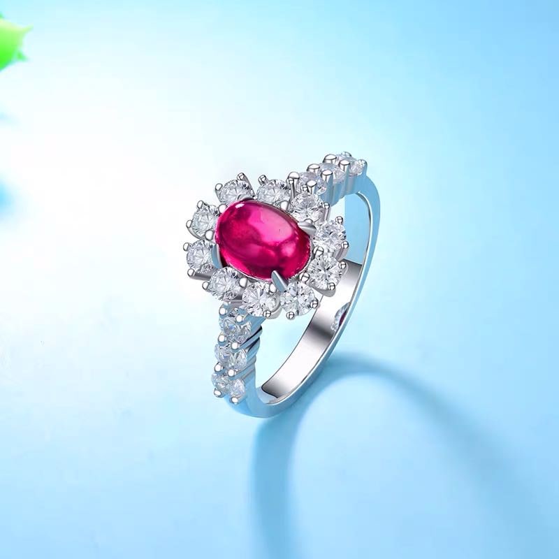 925 Silver 1.5ct Ruby Ring - 2