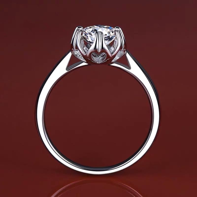 925 Silver 1ct Gem Ring - 2