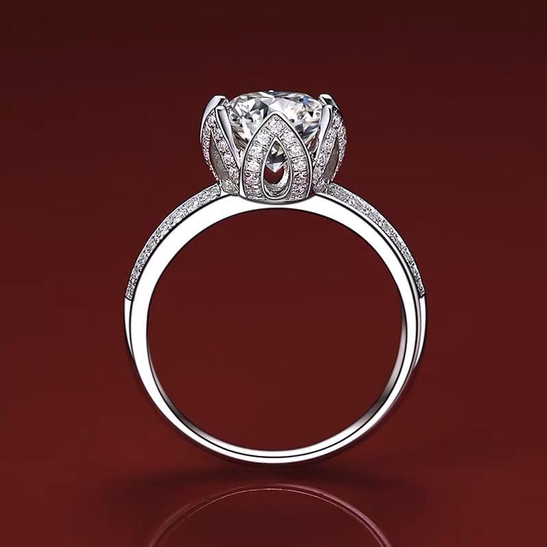 925 Silver 3ct Gem Ring - 2