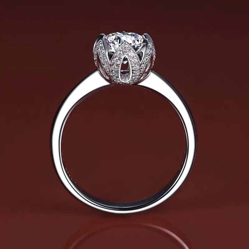925 Silver 1ct Gem Ring - 2