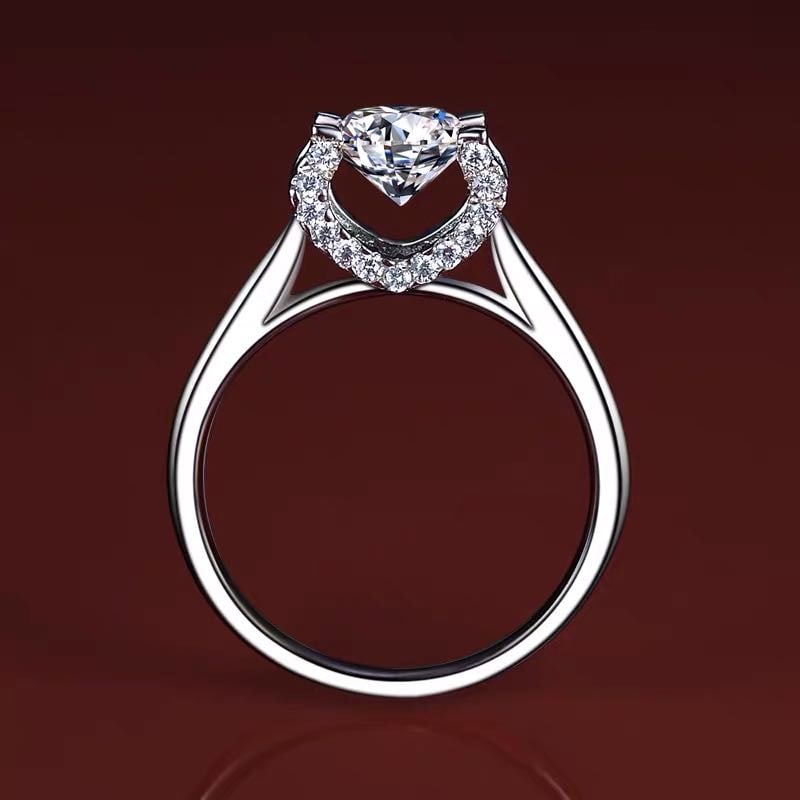 925 Silver 1ct Gem Ring - 2