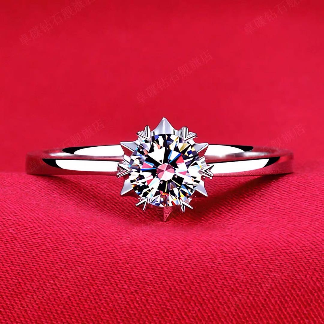 925 Silver 1ct Gem Ring - 2