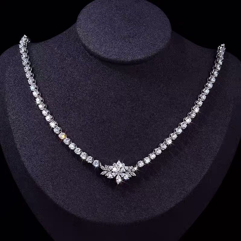 925 Silver Gem Necklace (1 of 3)