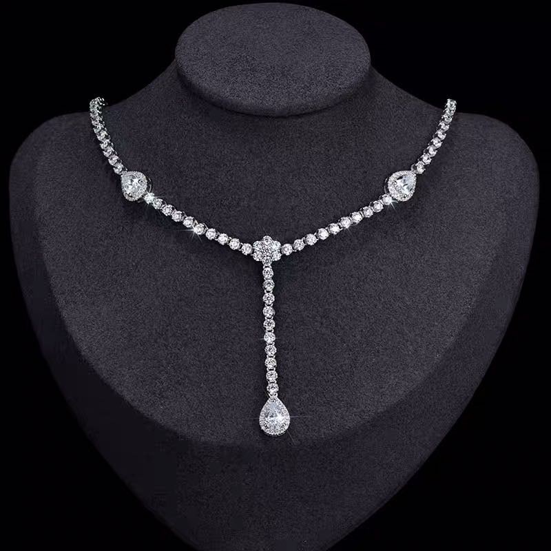 925 Silver Gem Necklace (1 of 5)