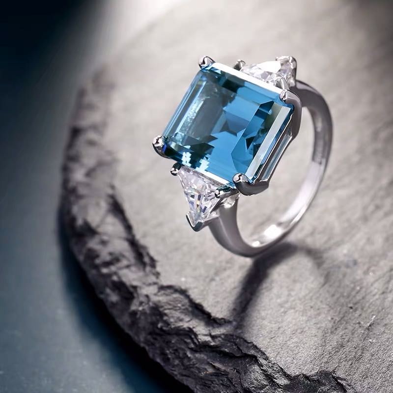 925 Silver Topaz Ring - 2