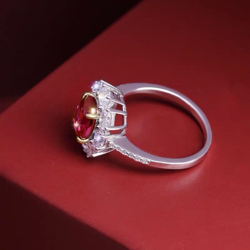 925 Silver Ruby Ring - 3