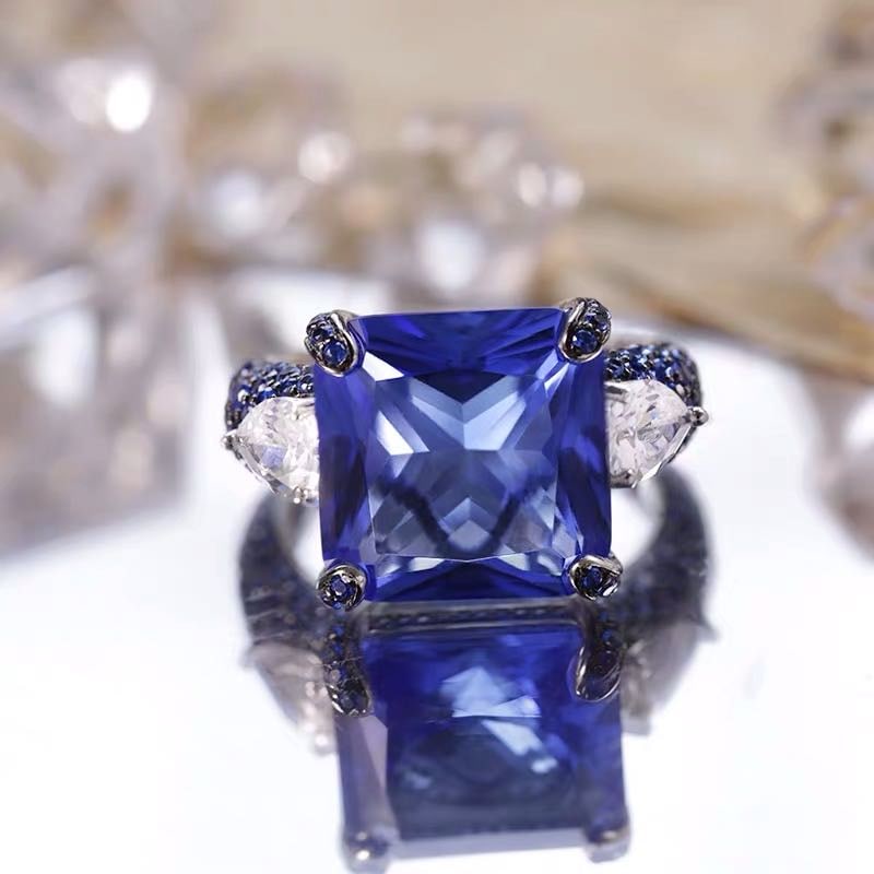 925 Silver Tanzanite Ring - 3
