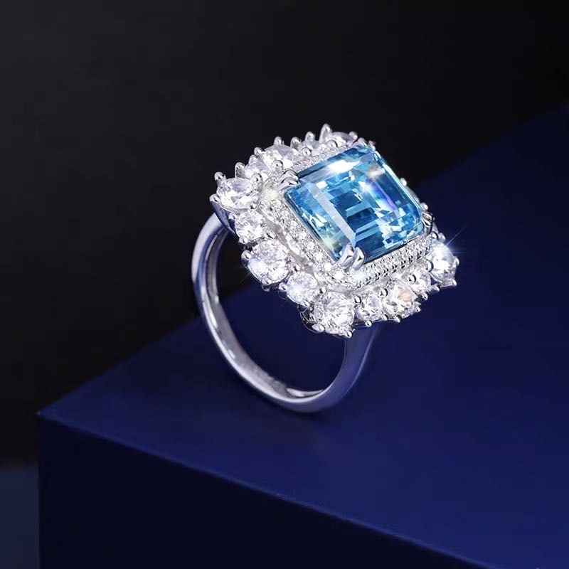 925 Silver Topaz Ring - 2