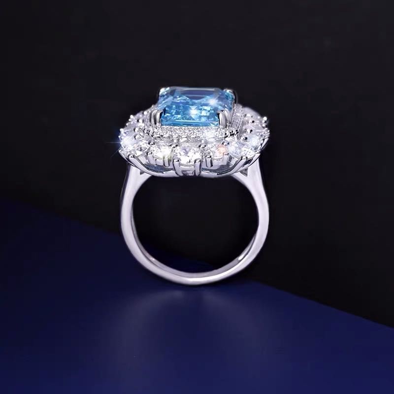 925 Silver Topaz Ring - 4