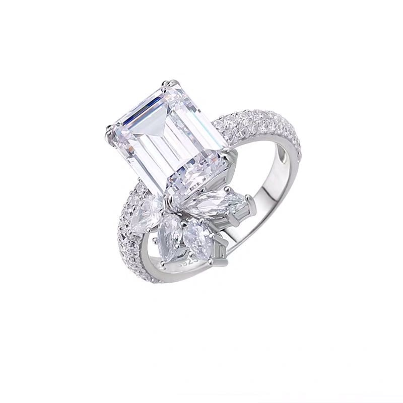 925 Silver Gem Ring - 5