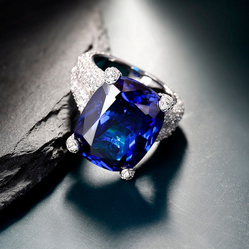 925 Silver Tanzanite Ring - 3