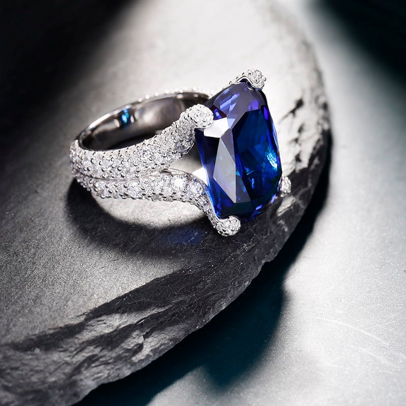 925 Silver Tanzanite Ring - 4