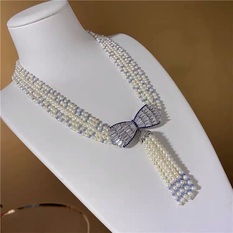 Natural Pearl Fashion Necklace (1 of 3)