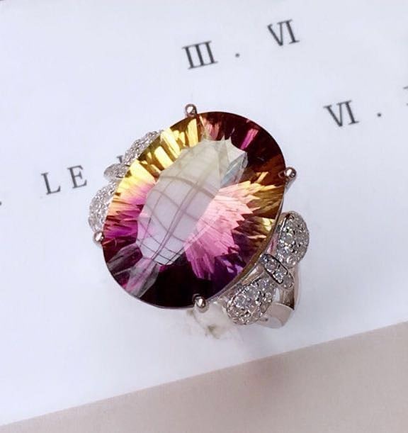 925 Silver Crystal Ring - 2