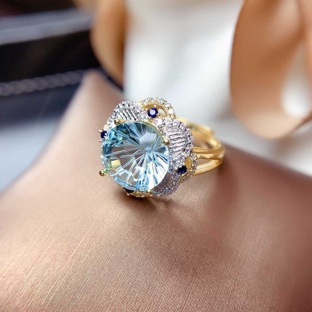 925 Silver Topaz Ring - 2