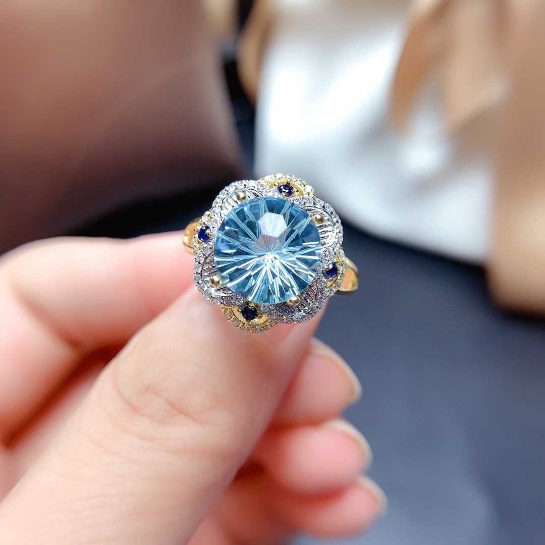 925 Silver Topaz Ring - 3