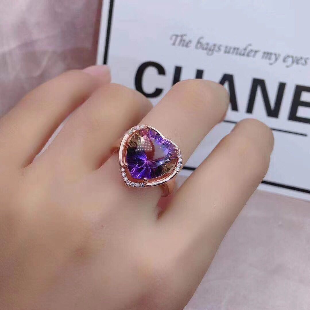 925 Silver Crystal Ring - 2