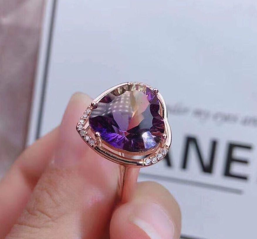 925 Silver Crystal Ring - 4