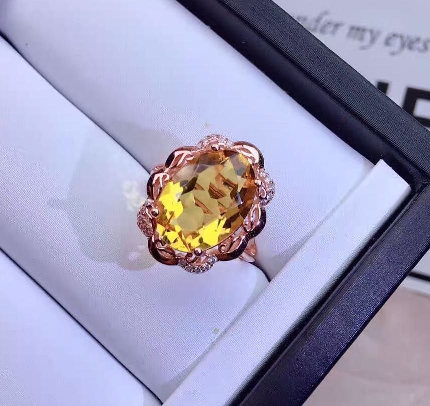 925 Silver Crystal Ring - 2