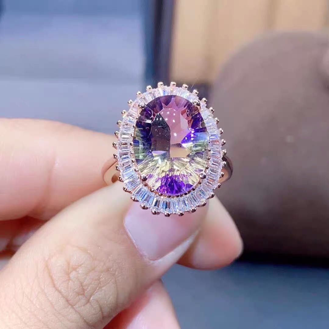 925 Silver Crystal Ring - 2