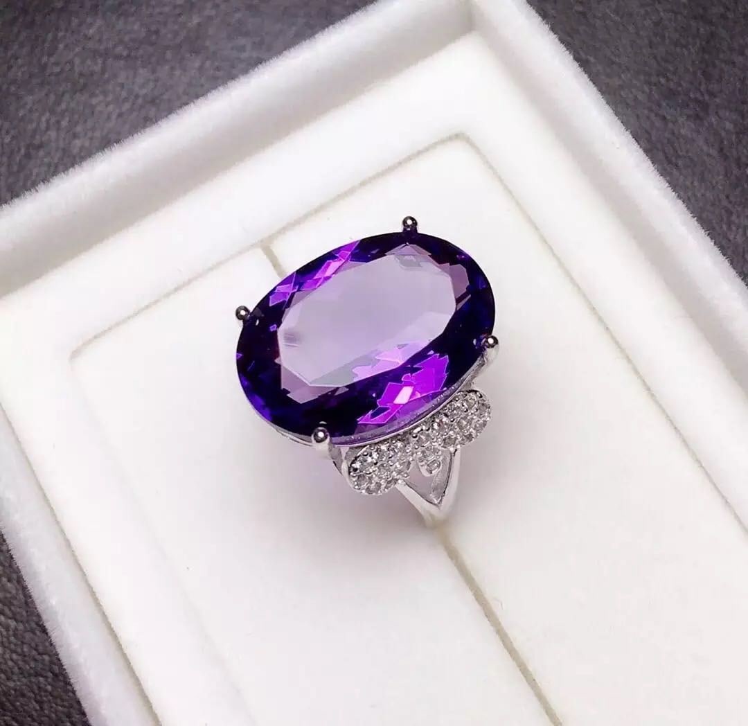 925 Silver Crystal Ring - 2