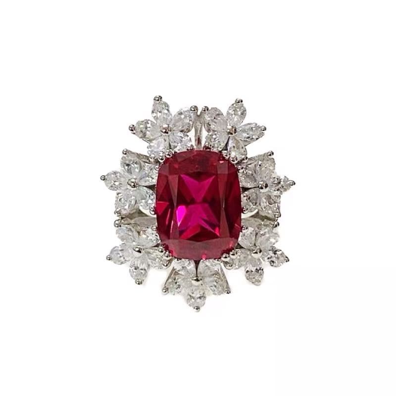 925 Silver 5ct Ruby Ring - 4