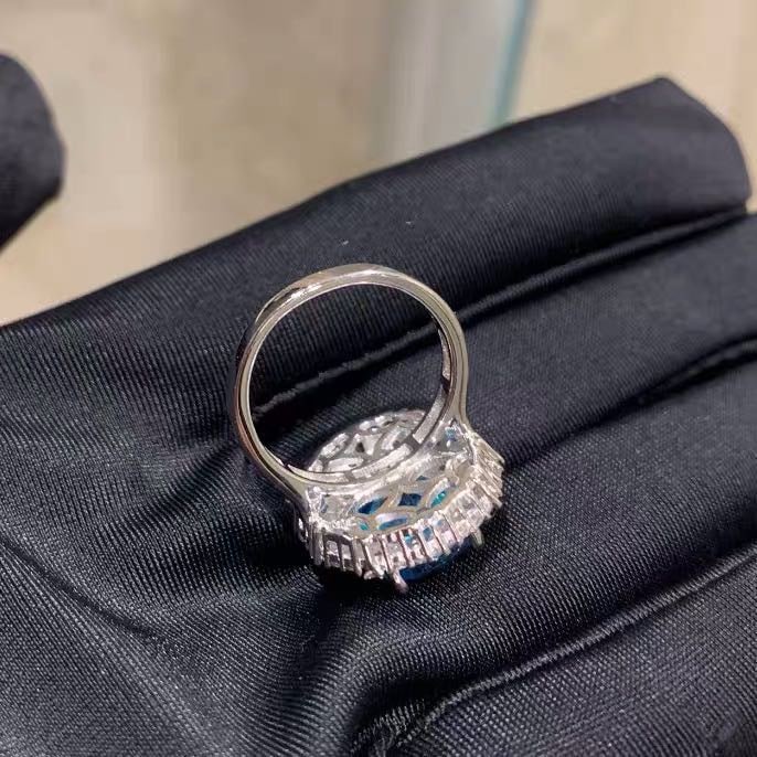 925 Silver Topaz Ring - 3