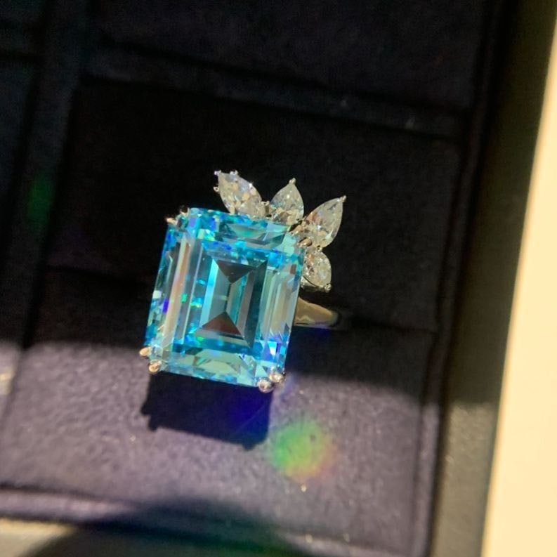 925 Silver Topaz Ring - 2