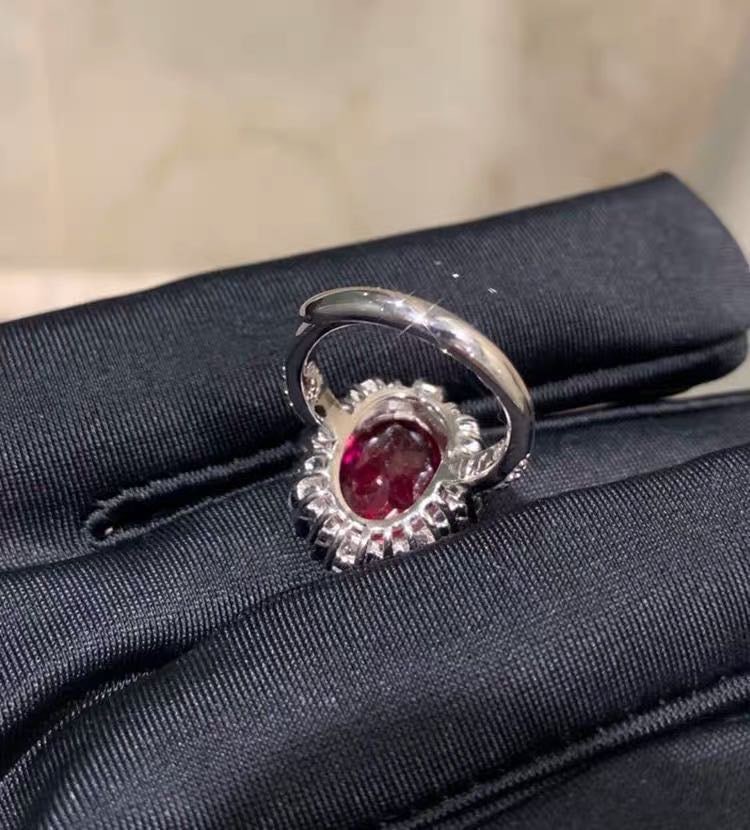 925 Silver 6ct Ruby Ring - 3