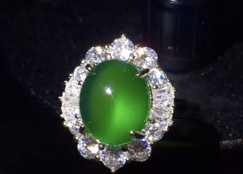 925 Silver Jade Ring - 3