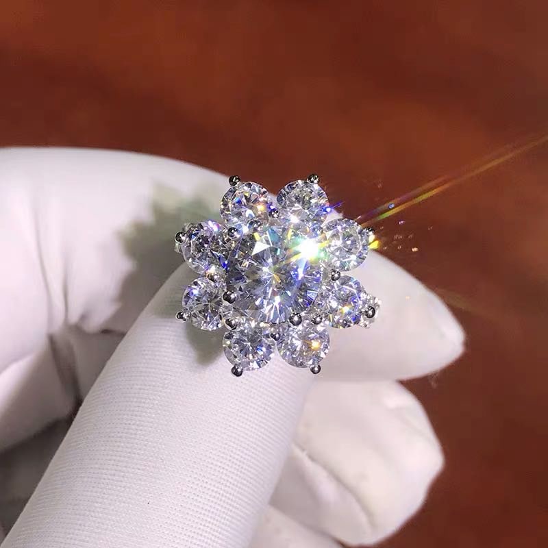 925 Silver 2ct Gem Ring - 3