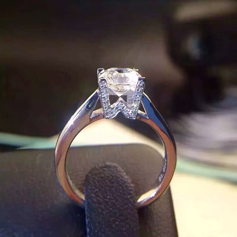 925 Silver 1ct Gem Ring - 2