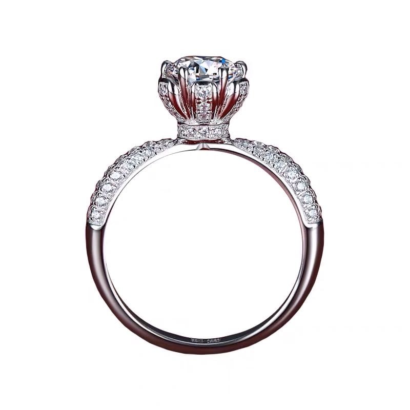 925 Silver 1ct Gem Ring - 4