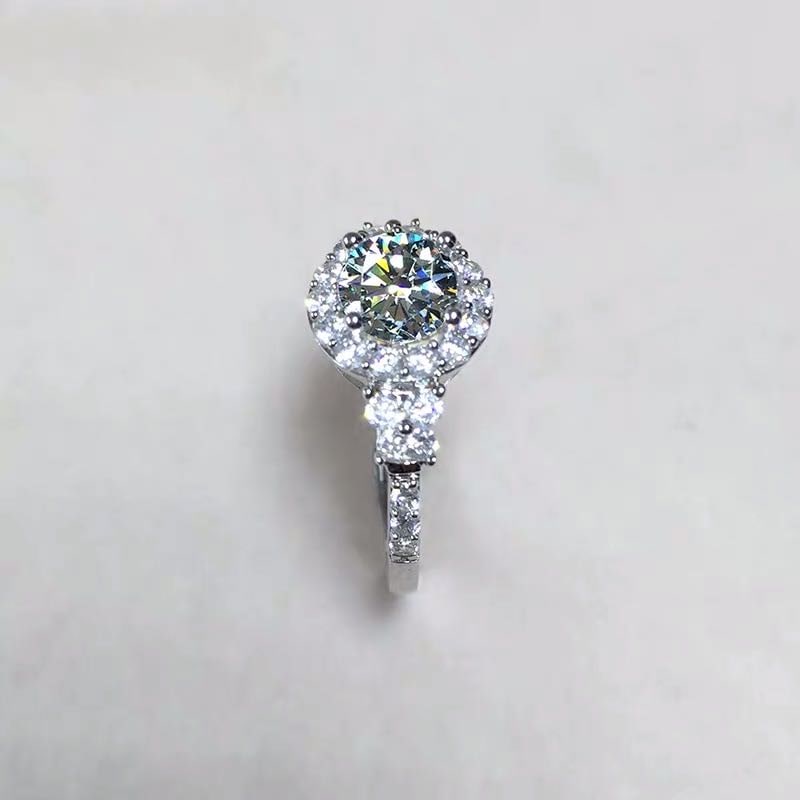 925 Silver 1ct Gem Ring - 2