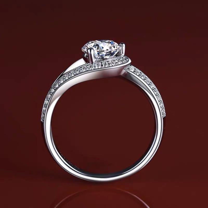 925 Silver 1ct Gem Ring - 2