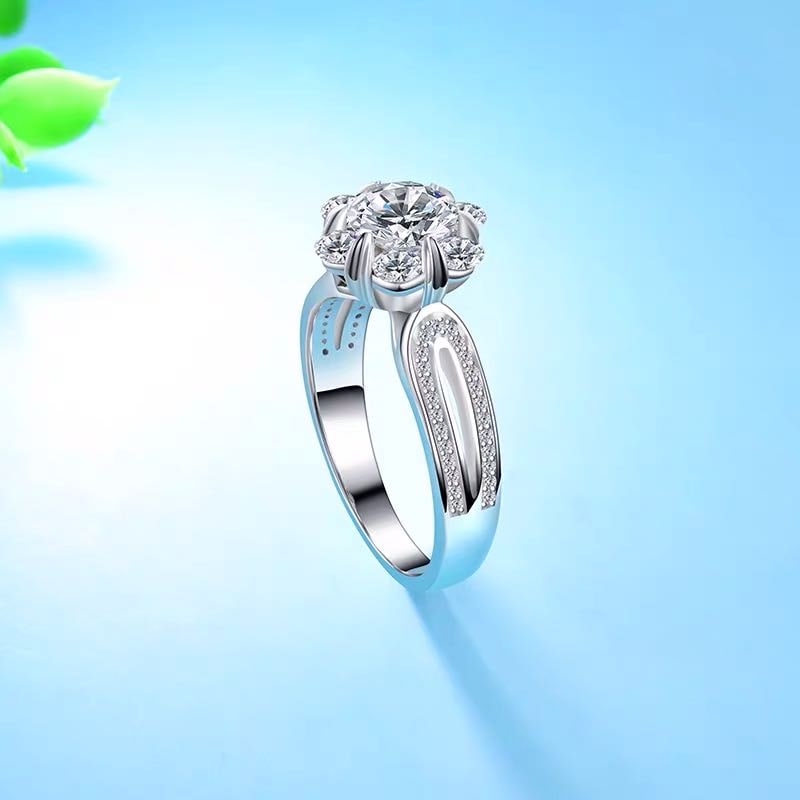 925 Silver 1ct Gem Ring - 3