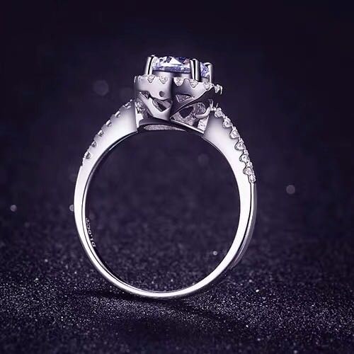 925 Silver 1ct Gem Ring - 3