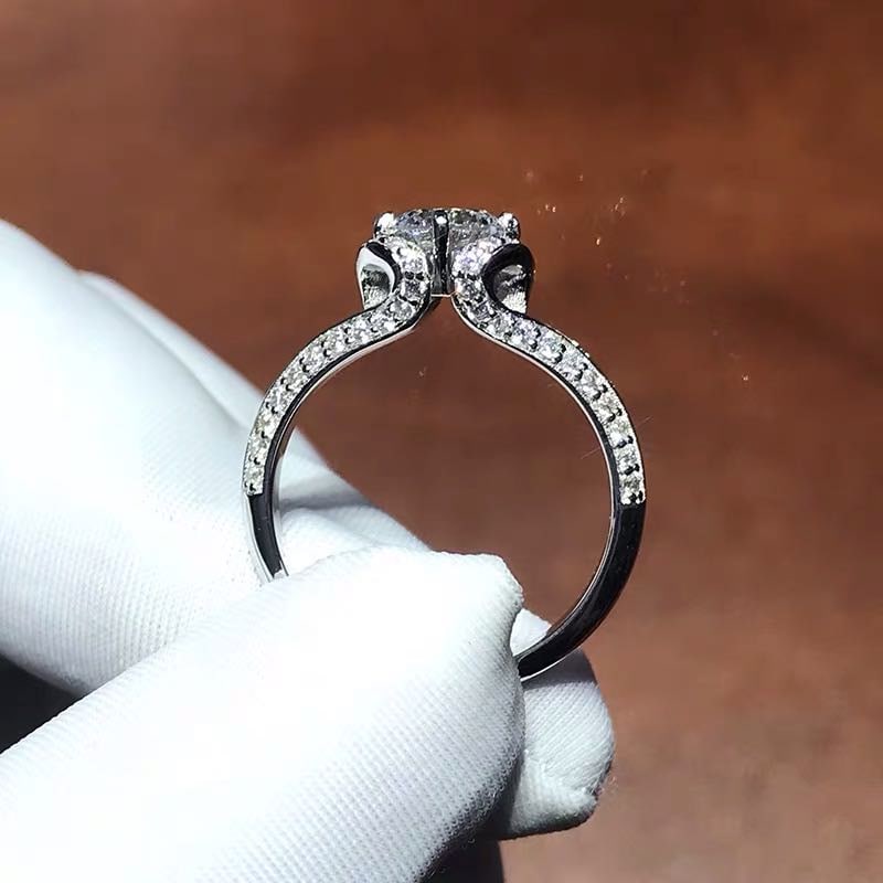 925 Silver 1ct Gem Ring - 2