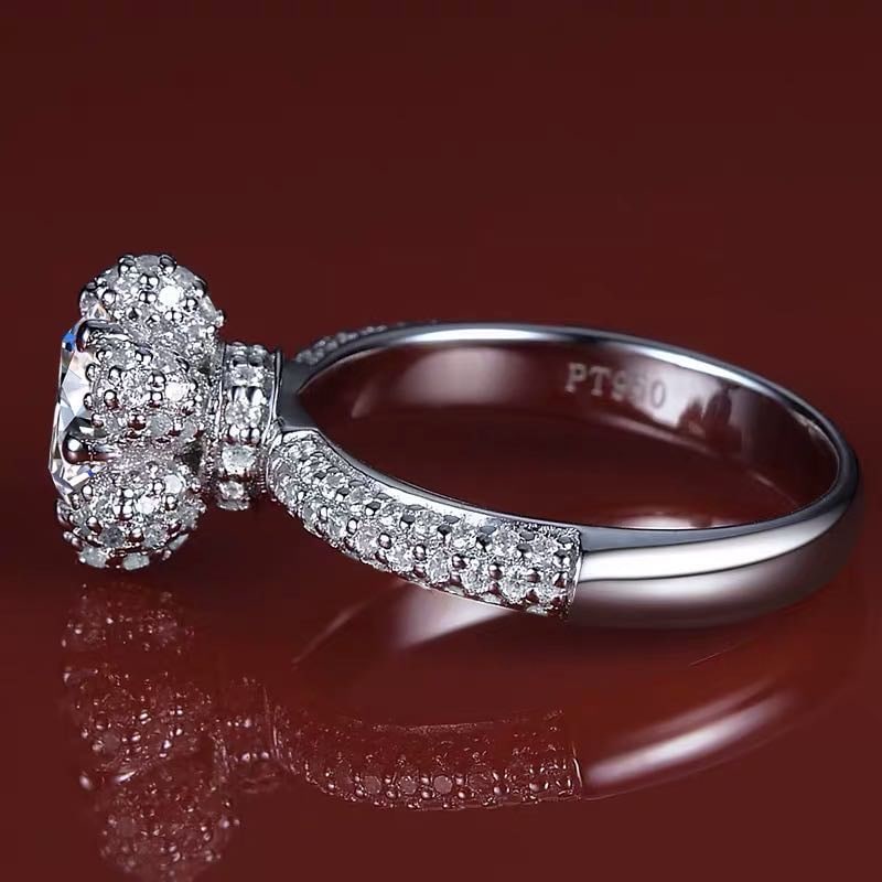 925 Silver 2ct Gem Ring - 3