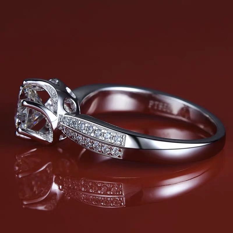 925 Silver 1ct Gem Ring - 3