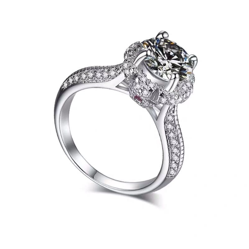 925 Silver 1ct Gem Ring - 5