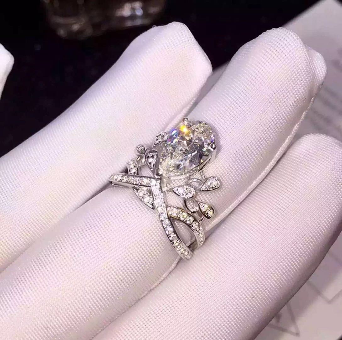 925 Silver 3ct Gem Ring - 2