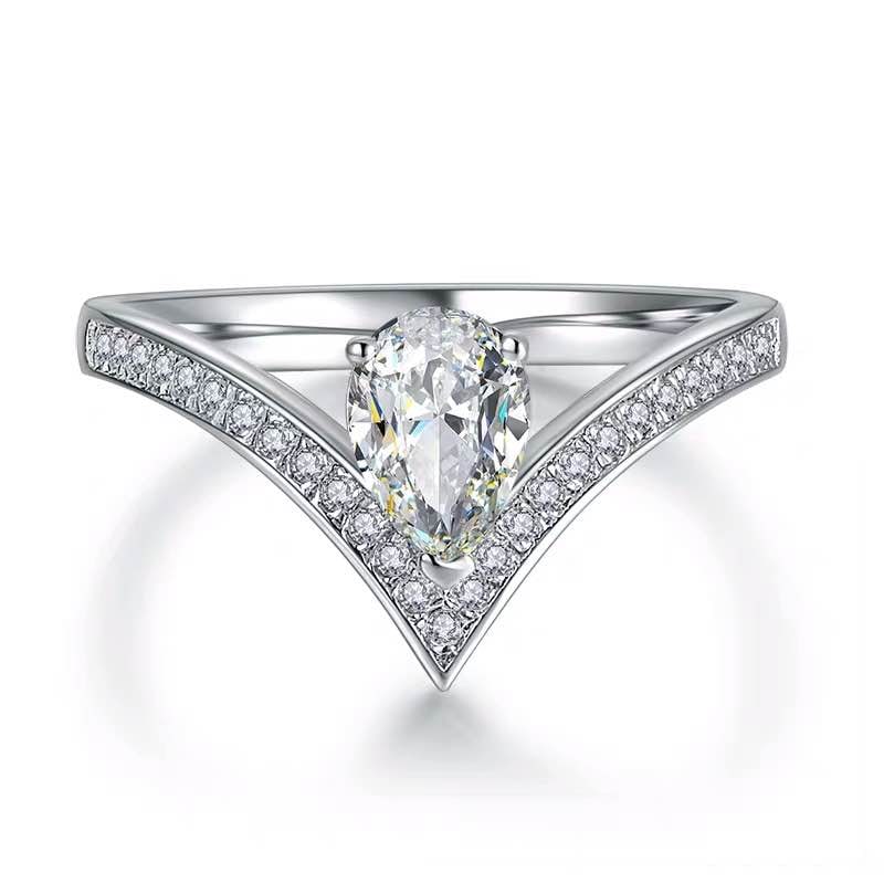 925 Silver Gem Ring - 4