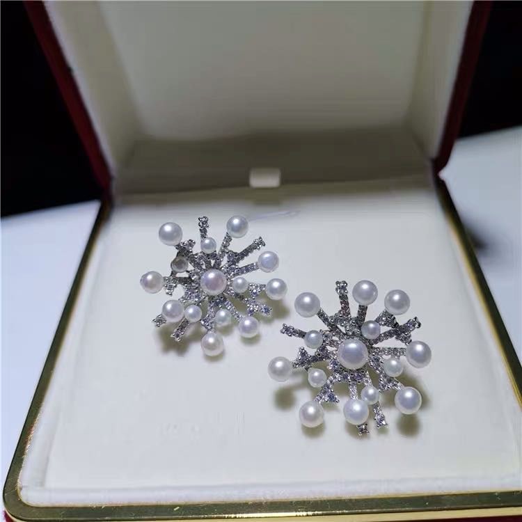 Natural Pearl 925 Silver Earrings: Natural Pearl 925 Silver Earrings ****** Metal: Natural Pearl / Color: White / Pearl Diameter 6mm