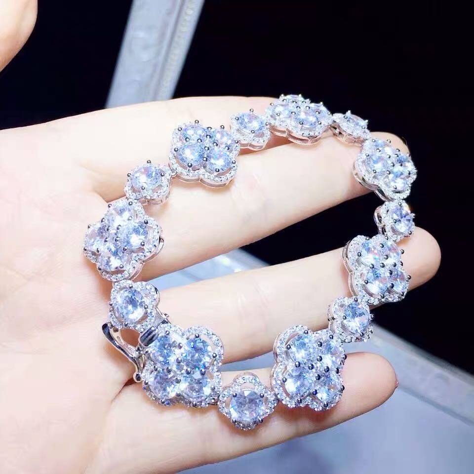 925 Silver Gem Bracelet - 2