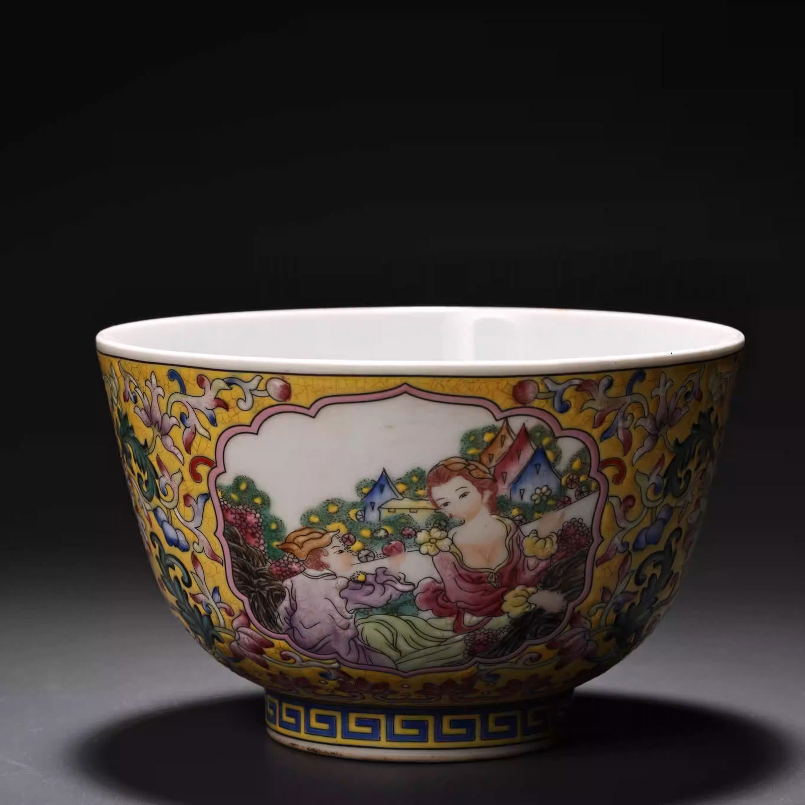 Famille Rose Enamel Porcelain Bowl (1 of 5)